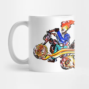 Ghost Riding Dude Mug